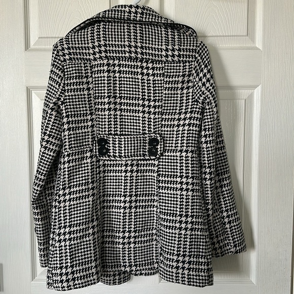 BCX Houndstooth Black and White Jacket Size M - Picture 3 of 10